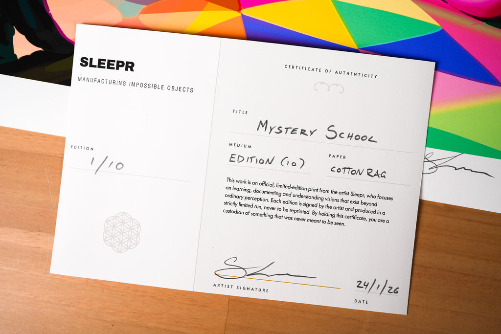 Mystery School: Limited Edition (1/10) Signed Archival Print